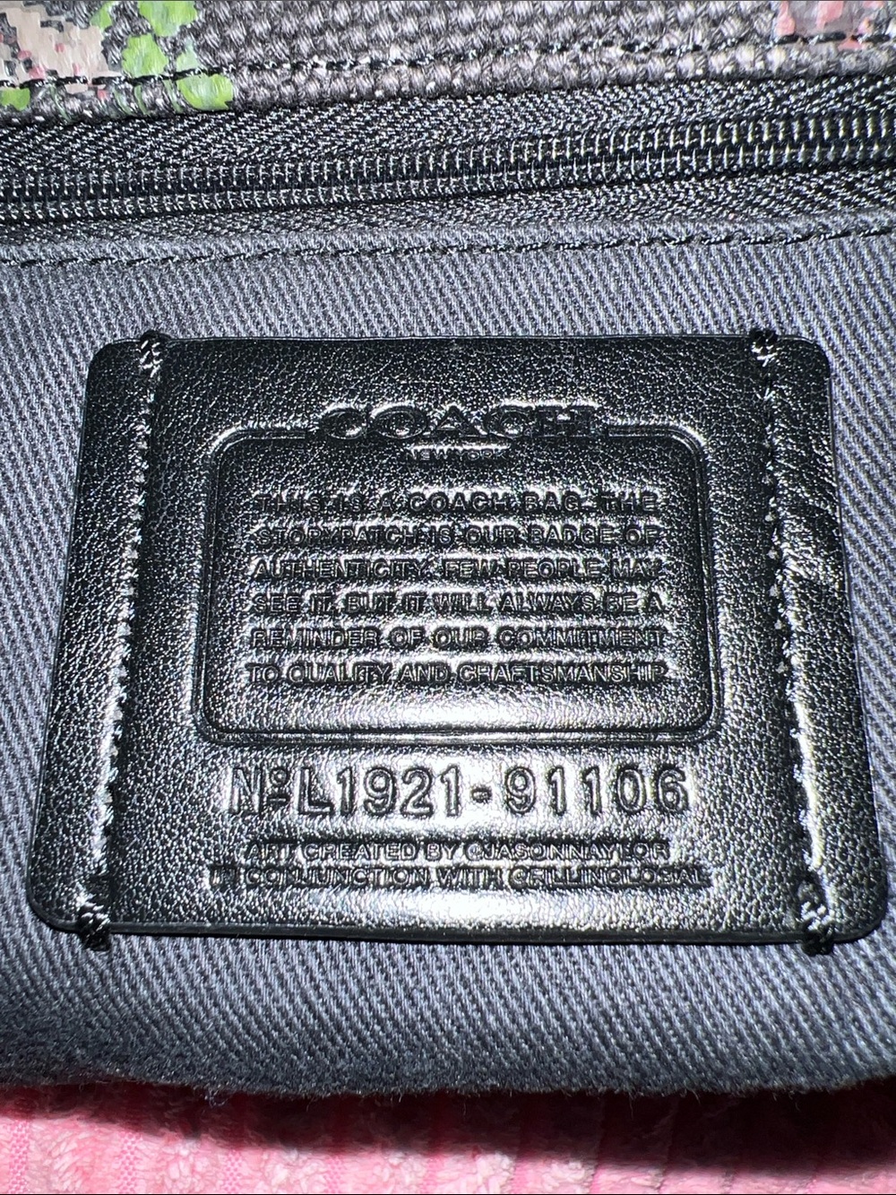 Coach x Jason Naylor LOVE Tote - Picture 13 of 16